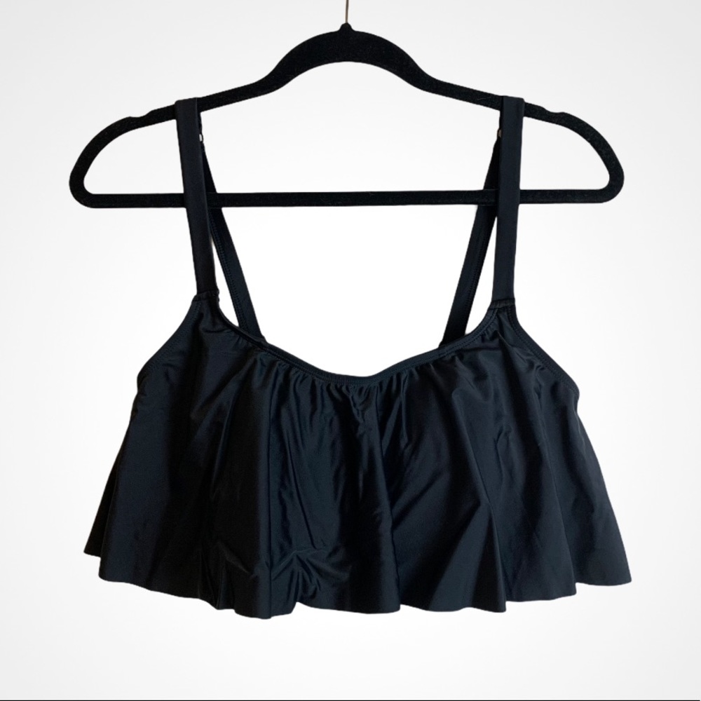 Torrid | Wireless Flounce Bikini Top